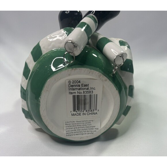 2004 Snowman Shelf Candle Holder Dennis East International #83583 - Picture 8 of 8